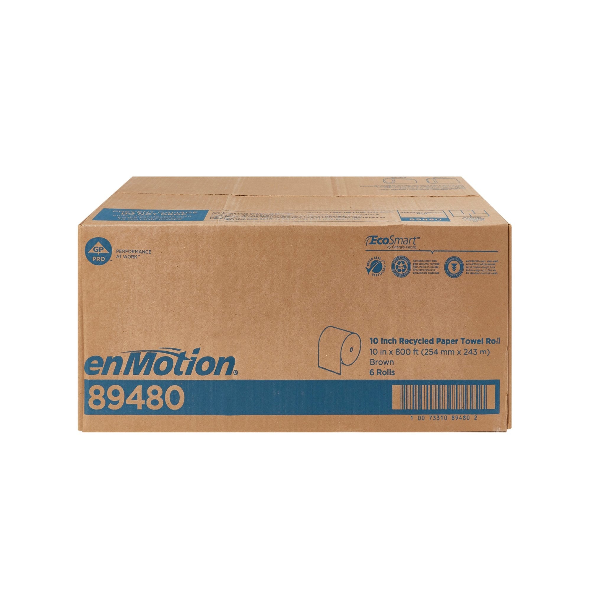 enMotion® Touchless Brown Paper Towel, 10 Inch x 800 Foot 89480