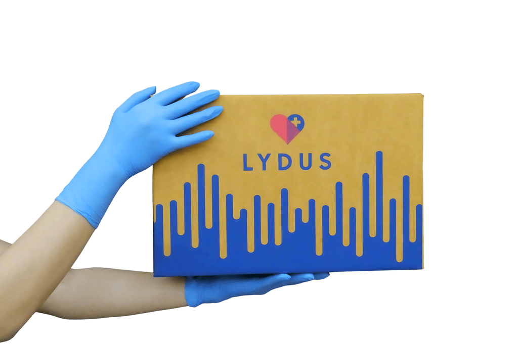 Lydus 5mil Blue Nitrile Examination Disposable Gloves (LBN5), Case of 1000 Wholesale, 5mil (ASTM D6319, FDA 510k)